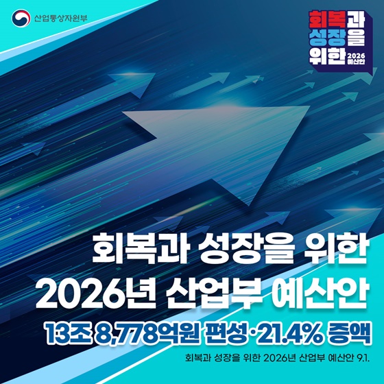 2026년 산업통상자원부 예산안