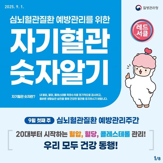 심뇌혈관질환 예방관리를 위한 자기혈관 숫자알기