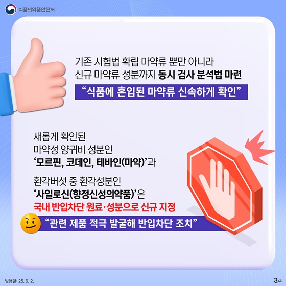 해외직구 식품에 마약류 성분 검출?