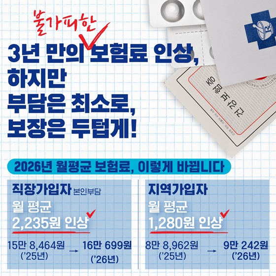 여러분의 소중한 보험료 더 건강한 대한민국으로 돌려드리겠습니다