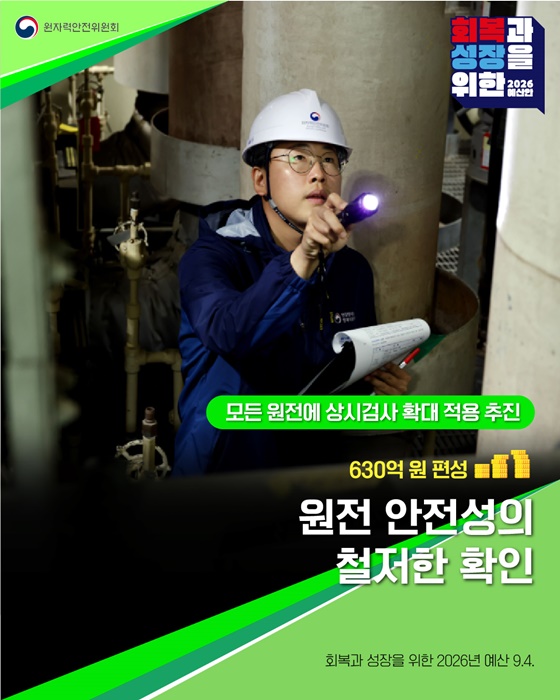2026년 원자력안전위원회 예산안