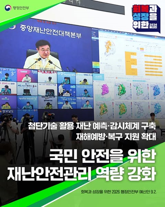 2026년 행정안전부 예산안