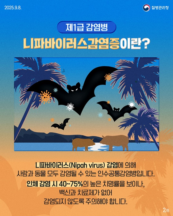 니파바이러스감염증 제대로 알아보기