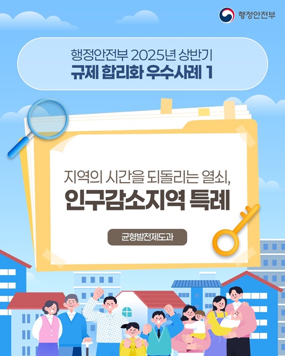 지역의 시간을 되돌리는 열쇠, 인구감소지역 특례 - 균형발전제도과