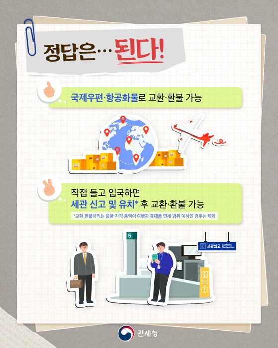 기내에서 산 면세품, 환불이 될까? 안 될까?
