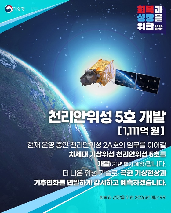 2026년 기상청 예산안