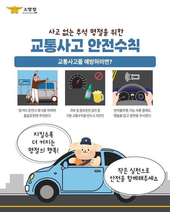 추석 연휴 주의해야 할 4가지 주요사고 안전수칙