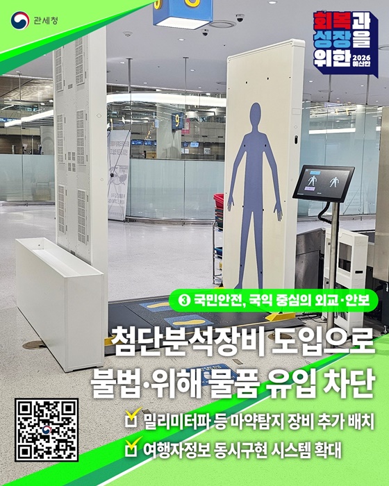 2026년 관세청 예산안