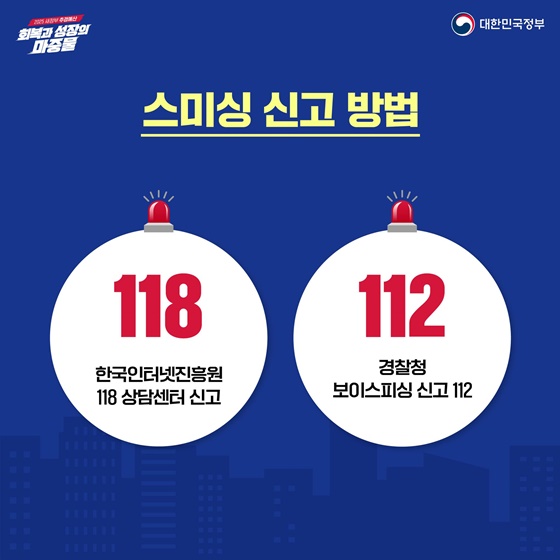 민생회복 소비쿠폰 지급을 사칭한 스미싱 주의하세요!