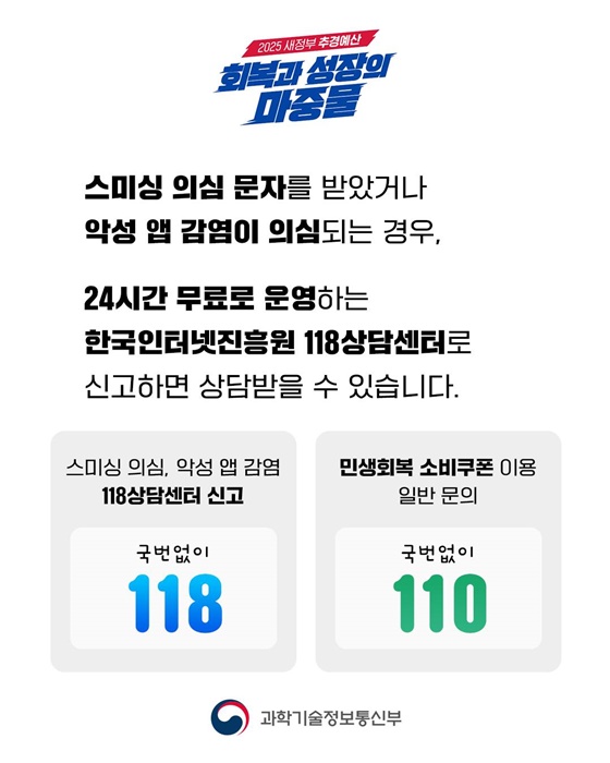 2차 민생회복 소비쿠폰 안내 문자·알림의 URL 링크는 100% 사기입니다