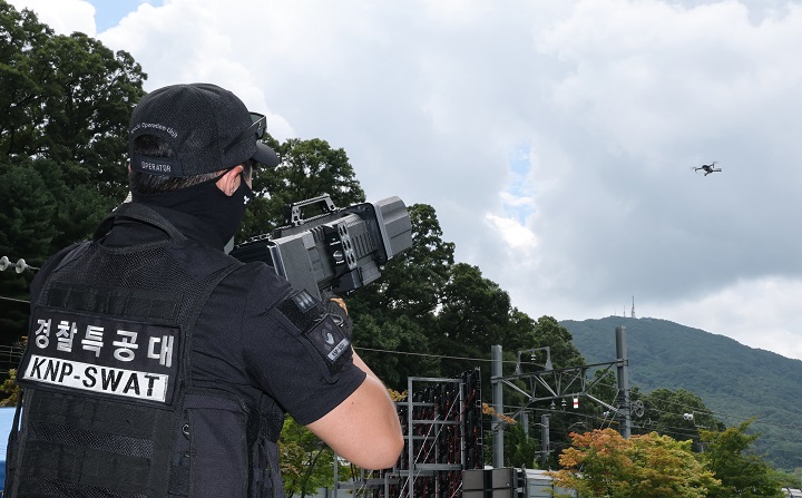 지난달 19일 대전 동구 대전교통공사 판암기지에서 2025 을지연습 '드론테러 대비 실제훈련'이 실시되고 있다. 사진은 기사 내용과 무관함.(ⓒ뉴스1, 무단 전재-재배포 금지)
