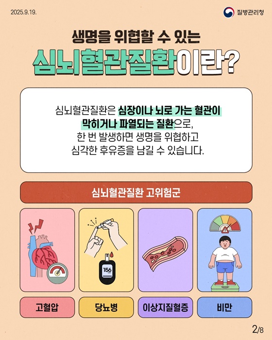 심뇌혈관질환 지금부터 관리하세요!