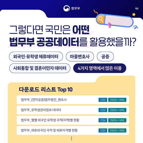 데이터로 만드는 더 나은 법무행정