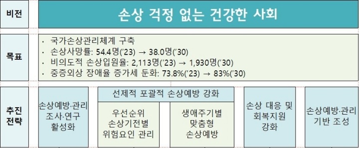 제1차 손상관리종합계획.(사진=질병청 제공)