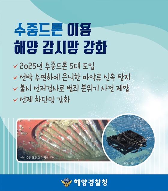 바다는 열려도 마약은 STOP! 깨끗한 바다 안전한 대한민국