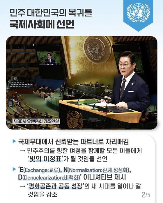 이재명 대통령, 제80차 유엔총회 고위급 회기 참석