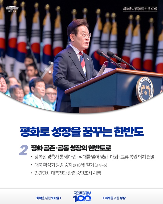 외교안보 정상화를 위한 100일