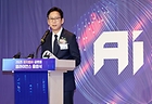 배경훈 과학기술정보통신부 장관이 지난 29일 서울 중구 앰버서더 서울 풀만 호텔에서 열린 '피지컬 AI 얼라이언스 출범식'에서 개회사를 하고 있다.(사진=과기정통부 제공)
