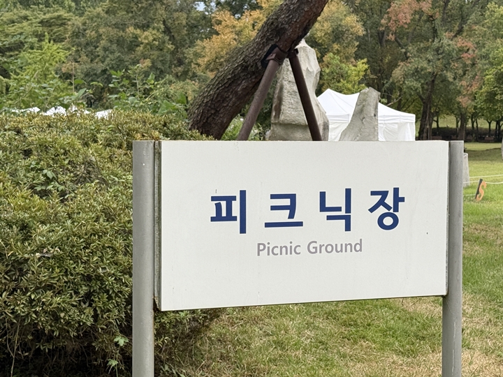 올림픽공원 안에 있는 피크닉장.