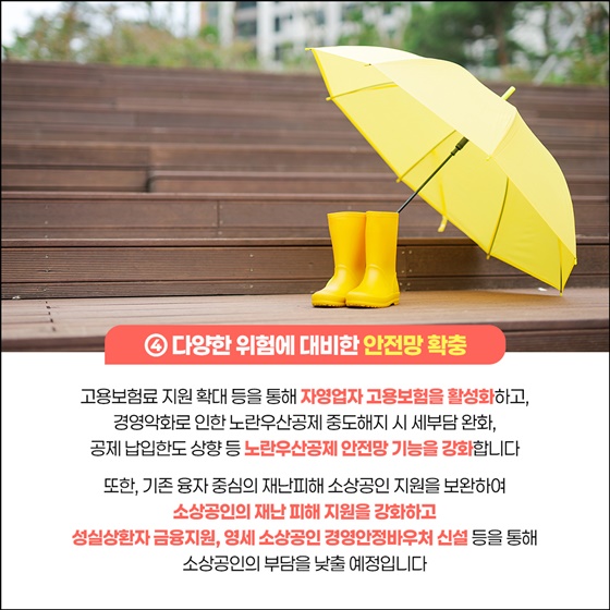 경영위기 극복과 재도약을 위한 소상공인 회복 및 재기 지원방안