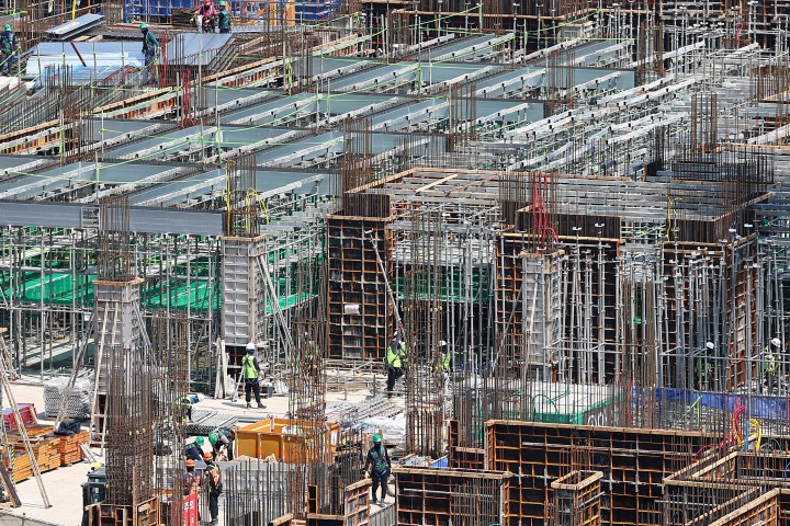 서울 시내 한 아파트 건설현장.(ⓒ뉴스1, 무단 전재-재배포 금지)