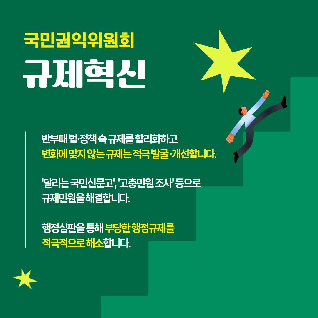 2025년 5월 국민권익위원회 규제혁신 대표사례