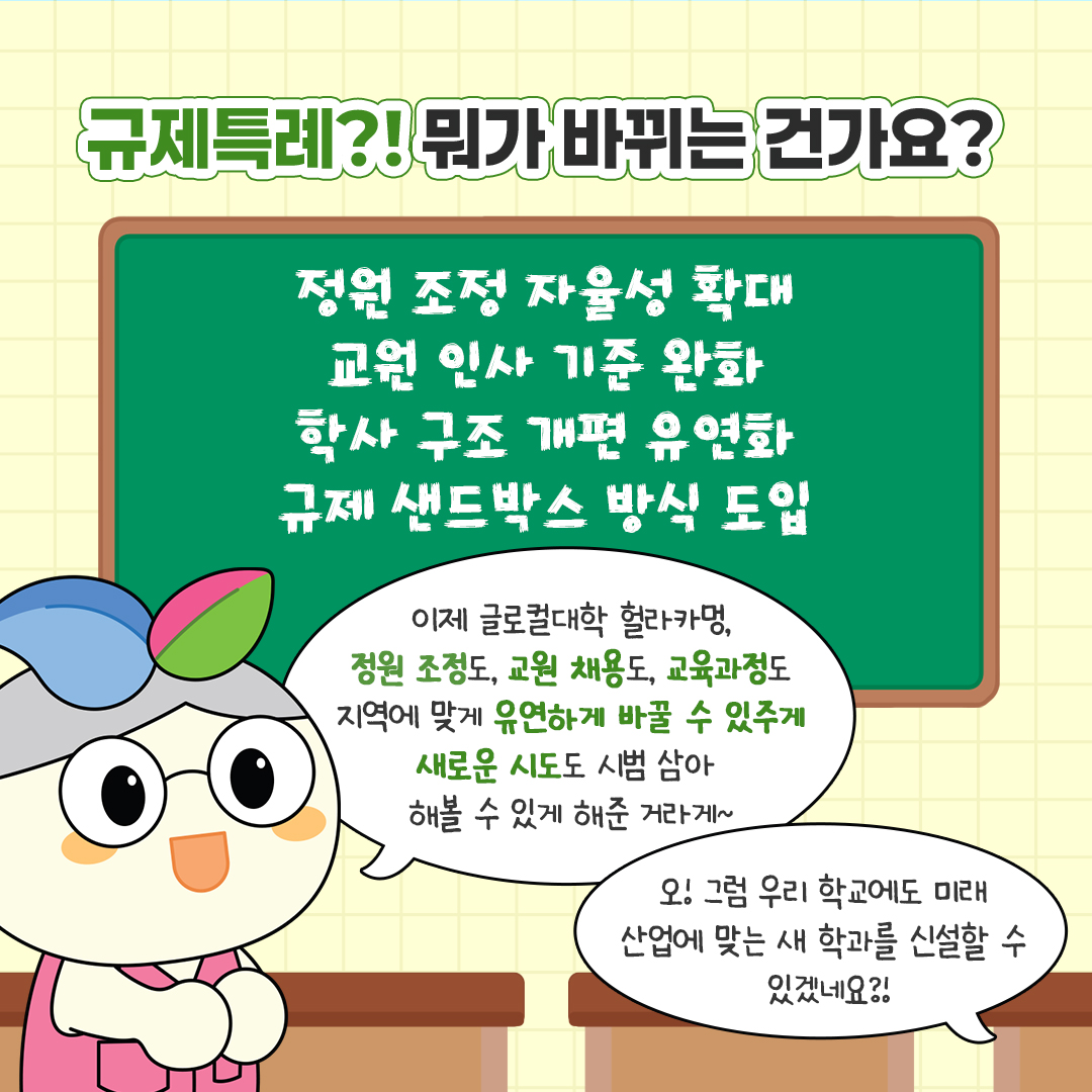 글로컬대학 규제특례