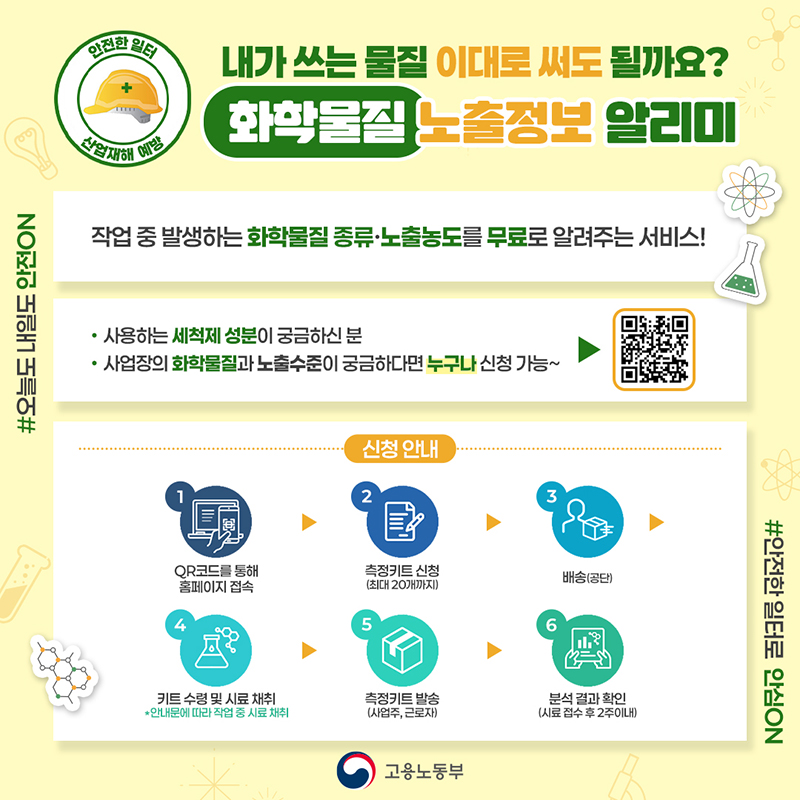작업 중 발생하는 화학물질과 노출 수준, 지금 무료로 확인하세요! 하단내용 참조
