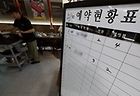 서울 시내 한 음식점에 설치된 예약현황판 2024.12.30 (사진=저작권자(c) 연합뉴스, 무단 전재-재배포 금지)