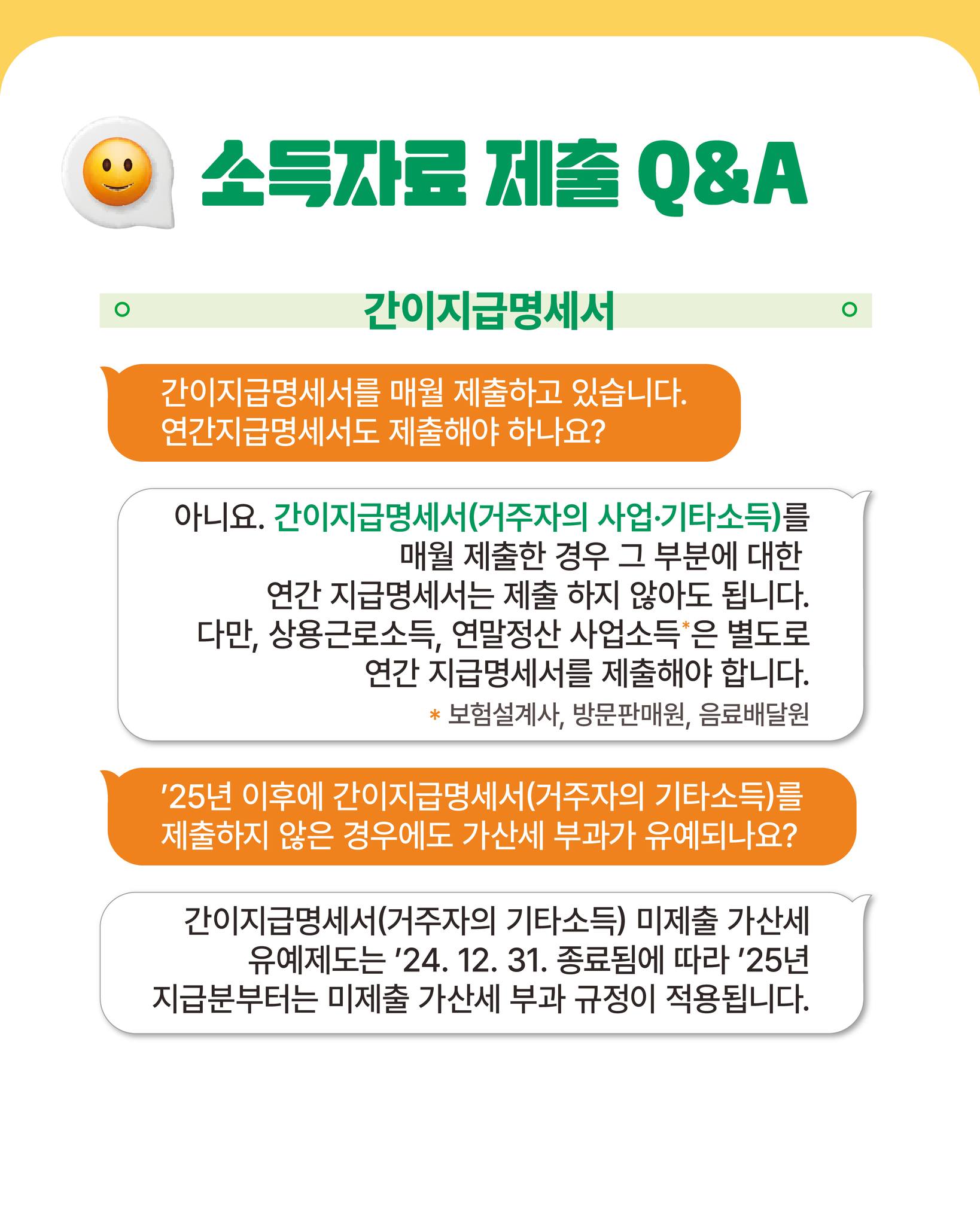 소득자료 제출, 어렵지 않아요! Q&A로 알아보는 실시간 소득파악 제도