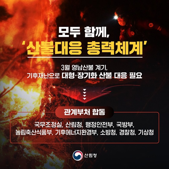 산불대응, 더 강력하게!