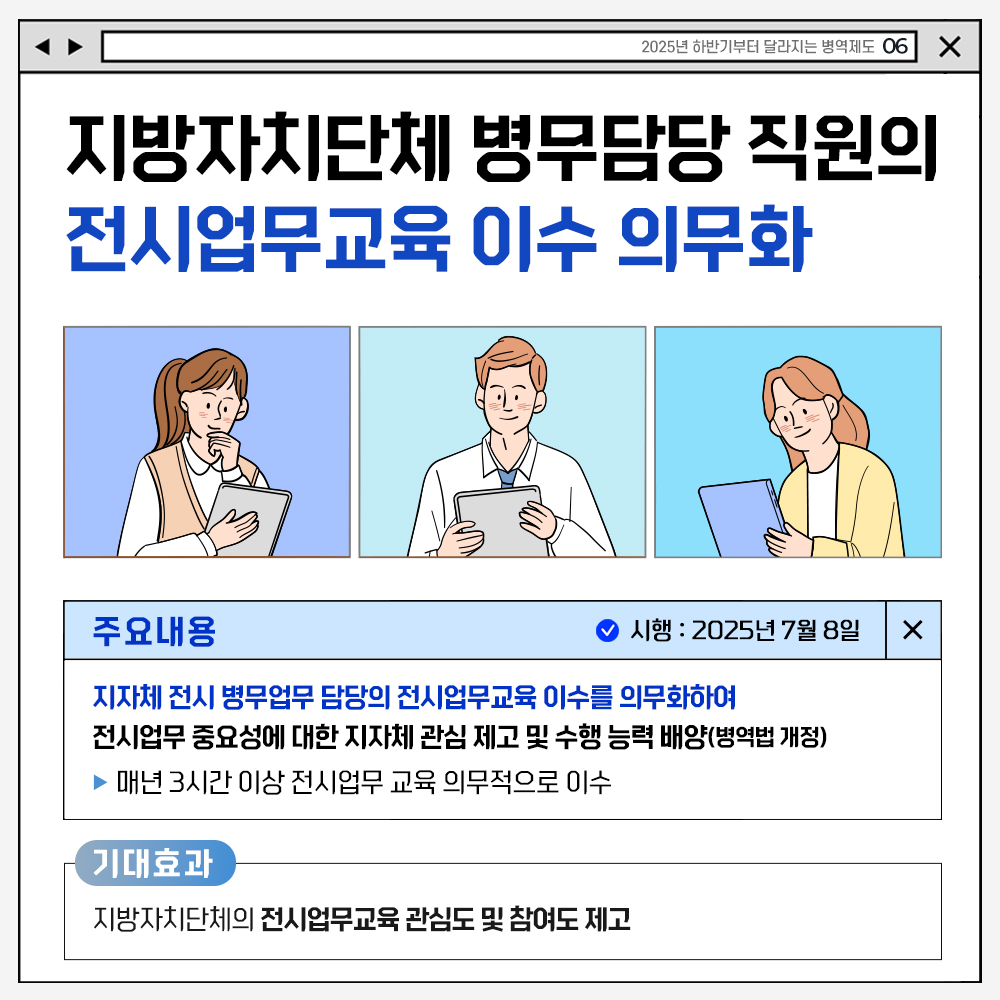 2025년 하반기부터 병역제도가 이렇게 바뀝니다!