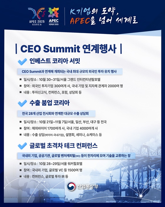 K기업의 도약, APEC을 넘어 세계로