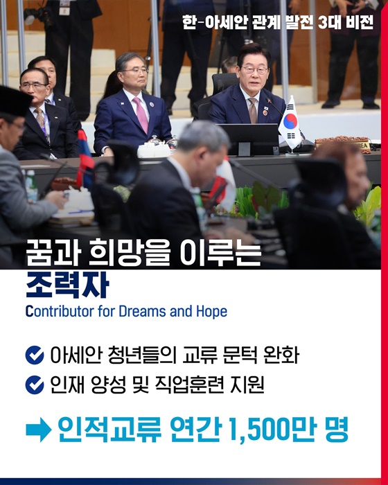 한국과 아세안은 이웃사촌 C·S·P 비전으로 한-아세안 협력 강화