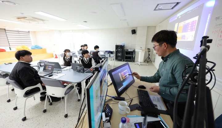 서울 관악구 당곡고등학교에서 고교학점제 수업이 진행되고 있다.(ⓒ뉴스1, 무단 전재-재배포 금지)