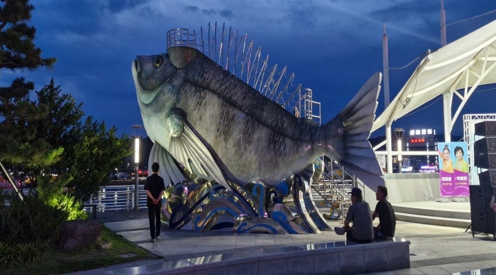 남쪽 바다에서 만난 어촌의 바다정원 감성돔 전망대.