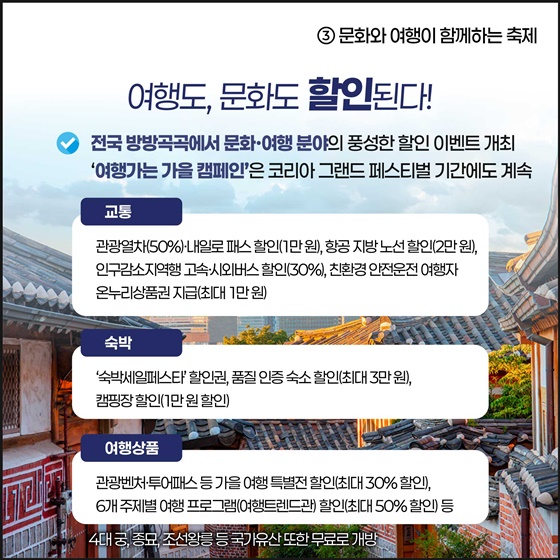 ‘희망이 되는 소비, 함께 성장하는 경제’ 코리아 그랜드 페스티벌 주요혜택