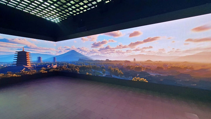 천년고도 경주를 디지털로 복원한 '천년의 울림, 공명하는 세계'.