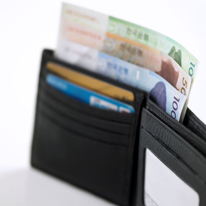 지갑 예시 이미지.