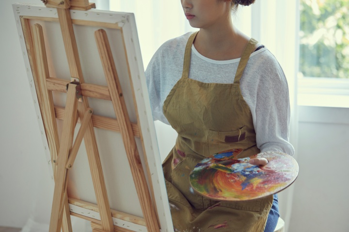 치유의 미술 프로그램 예시 이미지.