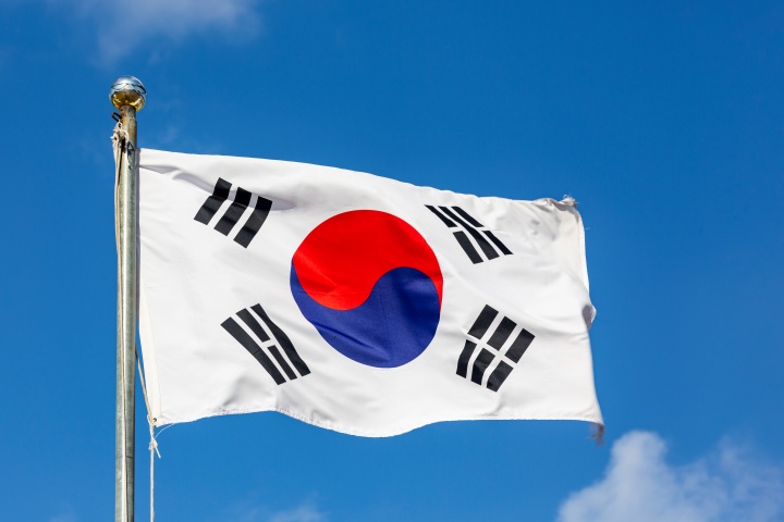 태극기 예시 이미지.