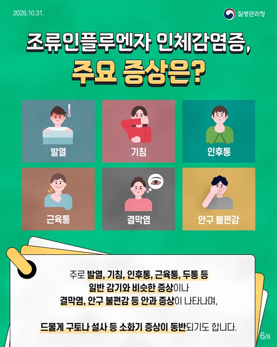 조류인플루엔자(AI) 사람도 감염될 수 있습니다!