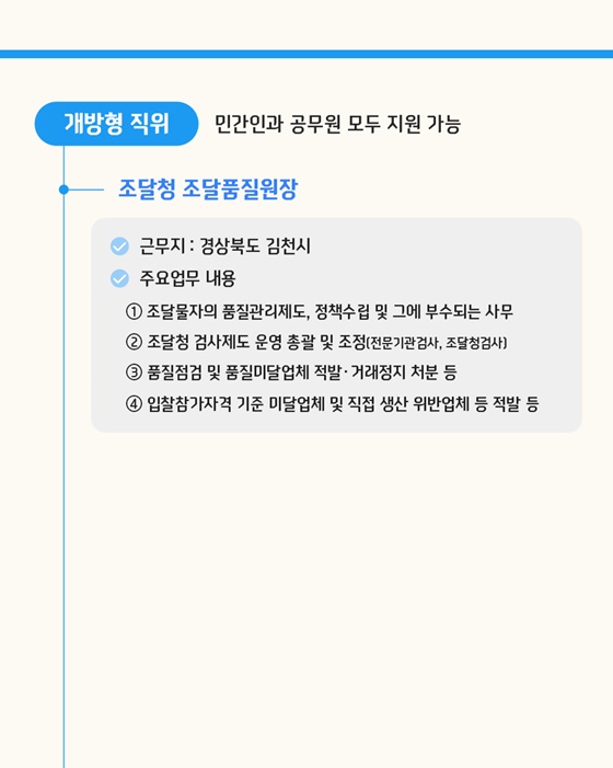 개방형 직위 공개모집