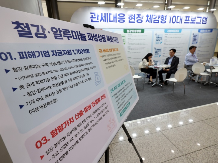 '철강 파생상품 관세 애로 상담회' 모습.(ⓒ뉴스1, 무단 전재-재배포 금지)