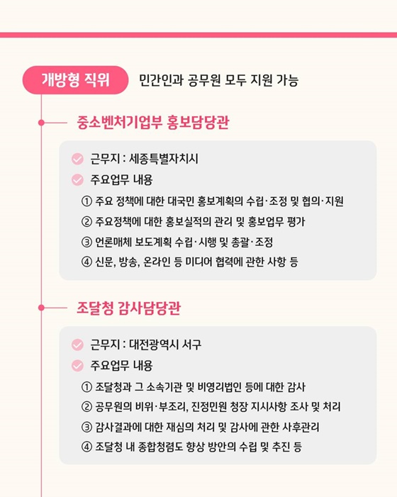 개방형 직위 공개모집