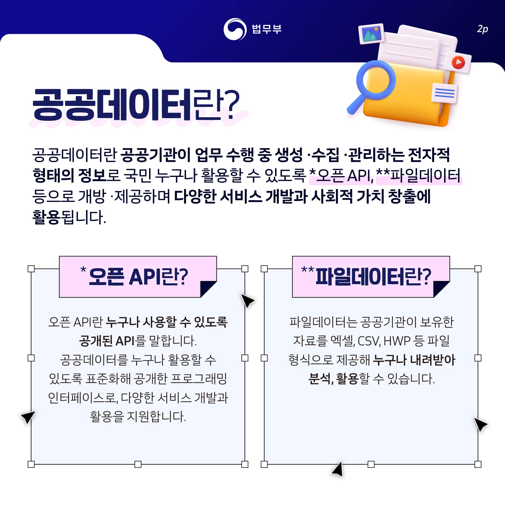 법무부 공공데이터 활용 방안 <데이터로 만드는 더 나은 법무행정>