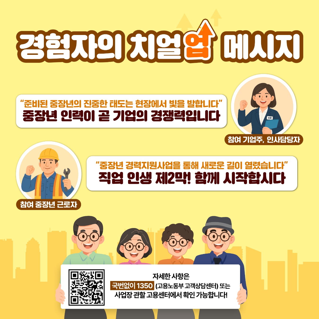 평생 현역을 꿈꾸는 중장년들을 위한 중장년 경력지원제 (25년 신설)