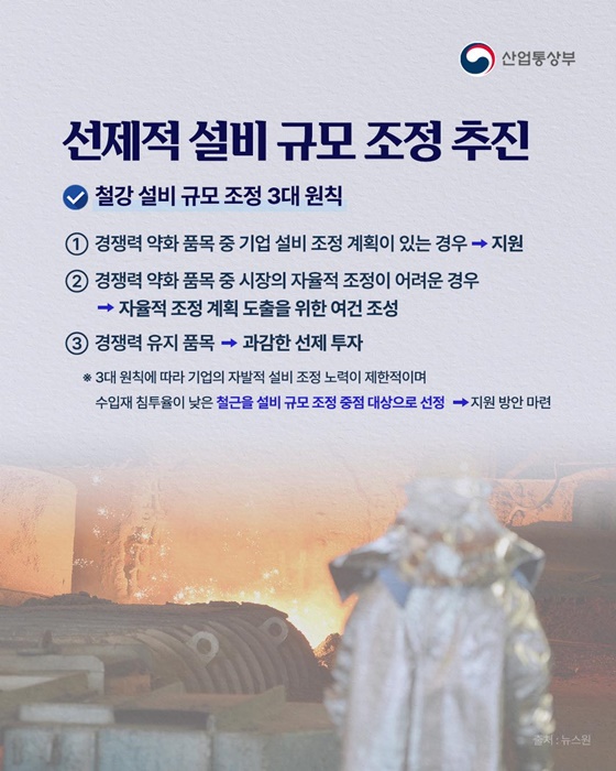 설비조정, 고부가 전환으로 철강산업 구조 재편