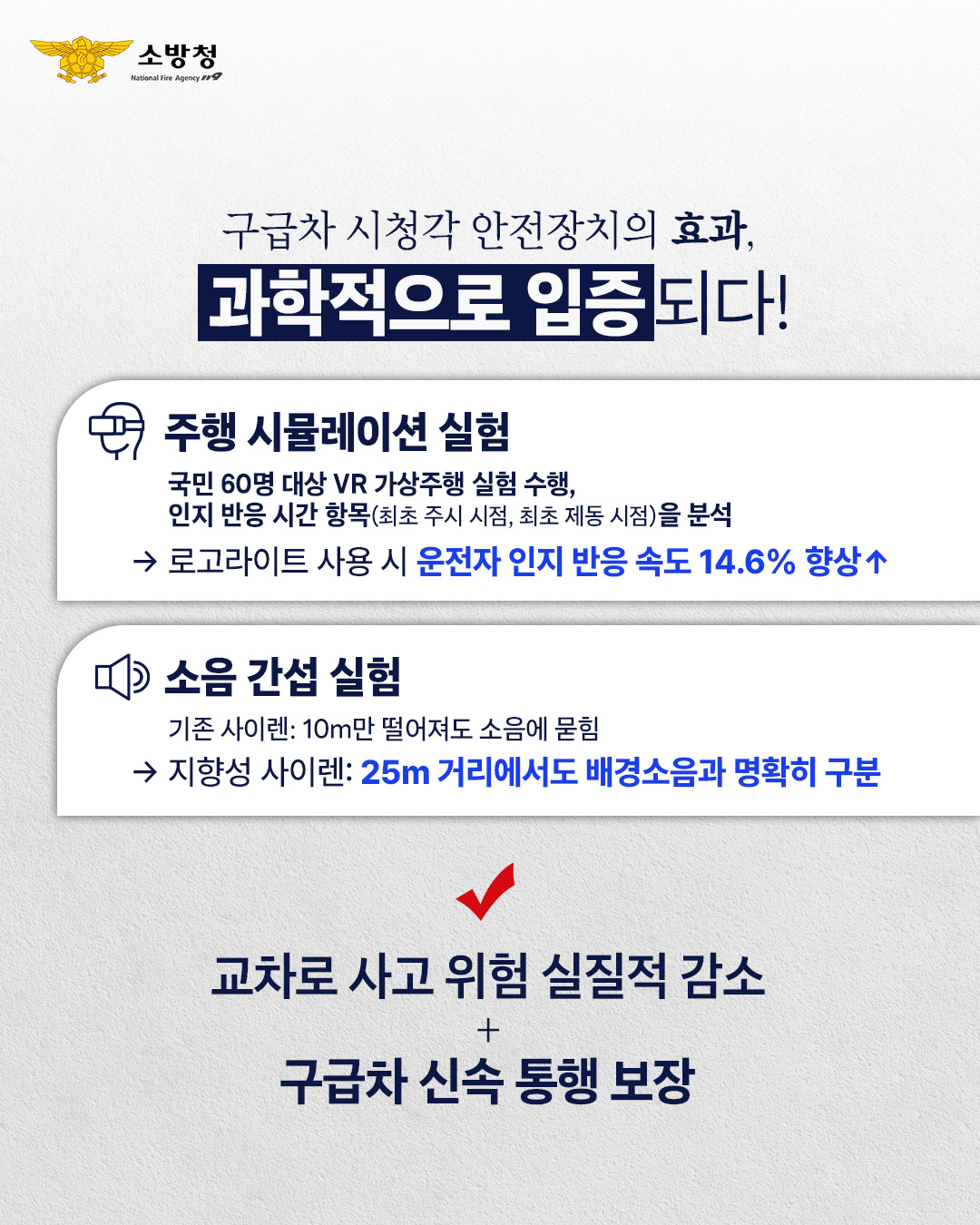구급차, 교차로 사고 예방 시범적용예정!