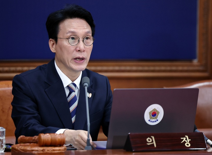 김민석 국무총리가 28일 서울 종로구 정부서울청사에서 열린 국무회의에서 모두발언을 하고 있다. 2025.10.28. (ⓒ뉴스1, 무단 전재-재배포 금지)